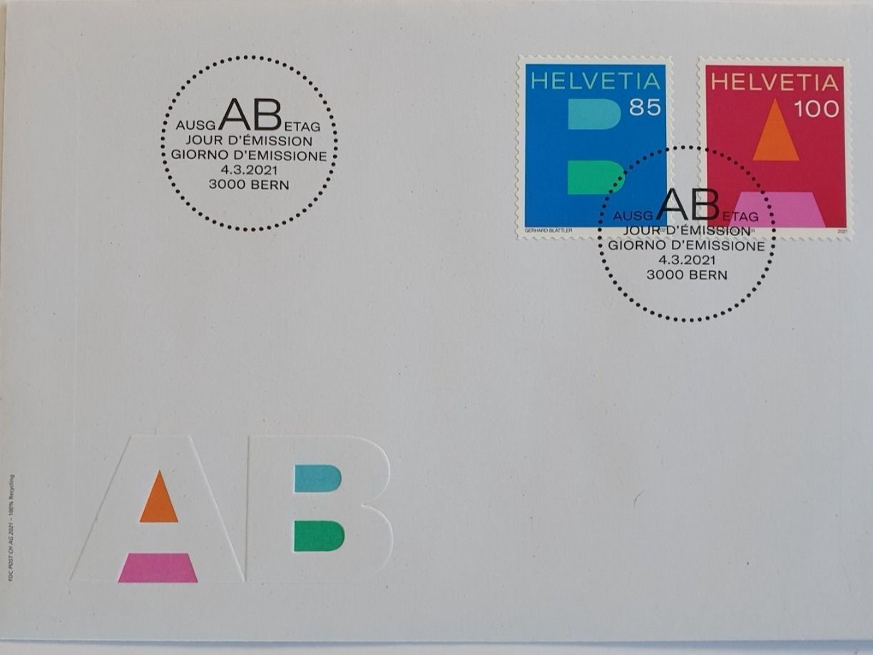 Alle Briefmarken: (957) Sondermarke «A-Post und B-Post» – Gebraucht aus Schwarzhäusern von Inot3