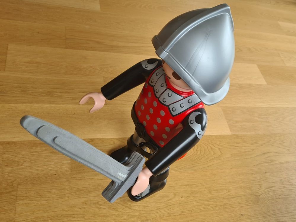 Original XXL Playmobil Ritter Figur / Sammelfigur 70cm (Gebraucht) in ...