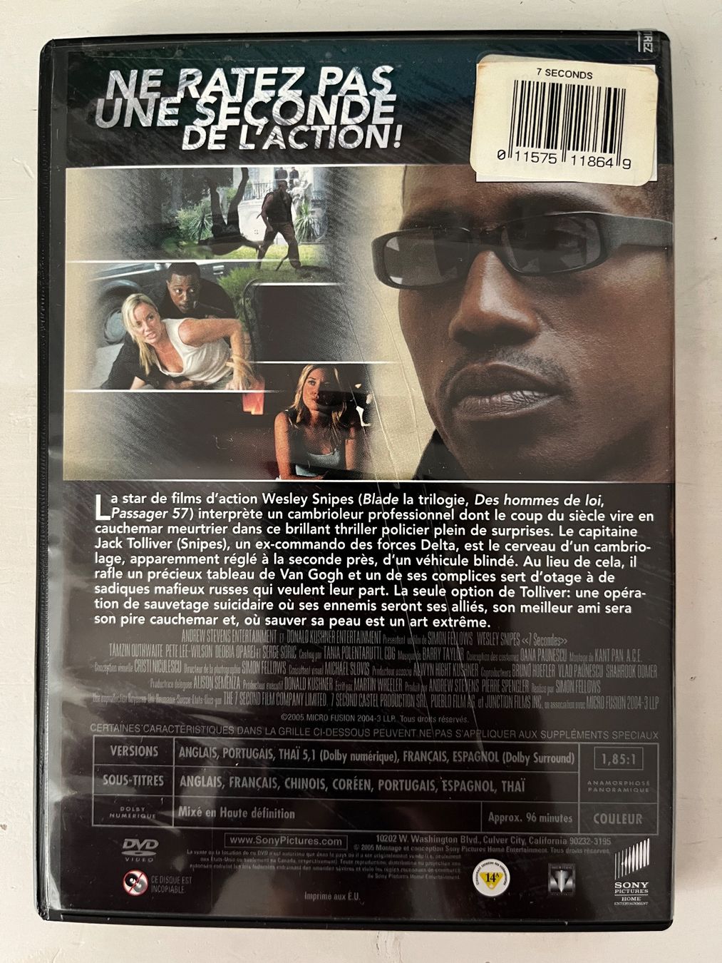 Tutti i DVDs: 7 Secondes (2005) DVD 📀 – Nuovo (secondo la descrizione) da Sierre venduto da black.box 1