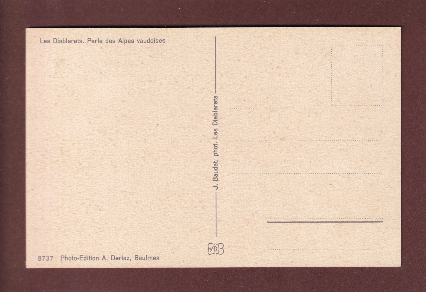 Cartoline postali: LES DIABLERETS – Usato da Pully venduto da nicecards 1