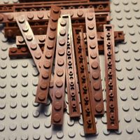 lego 20x  Platten 1x10 rotbraun (4477)