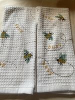 Brand New Set of "Busy Bees" Kitchen Summer Tea Towels