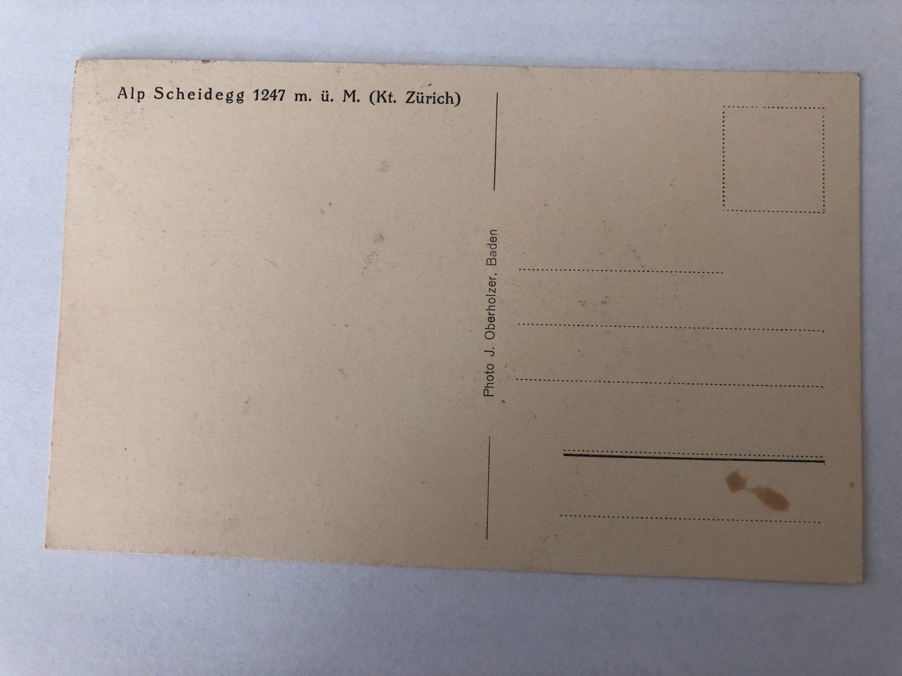 Cartoline postali: Alp Scheidegg  (bei Wald) – Usato da Pfäffikon ZH venduto da Waltoversand 1