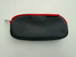 AIR BERLIN Tasche (Beutel), sehr schön, Grau-Rot, NEU