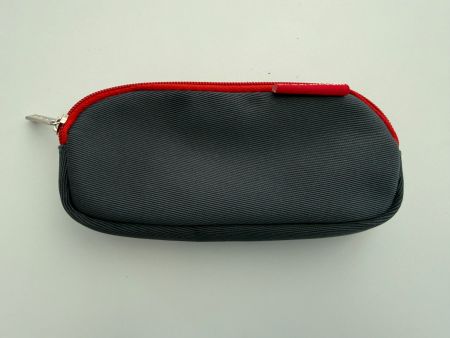 AIR BERLIN Tasche (Beutel), sehr schön, Grau-Rot, NEU