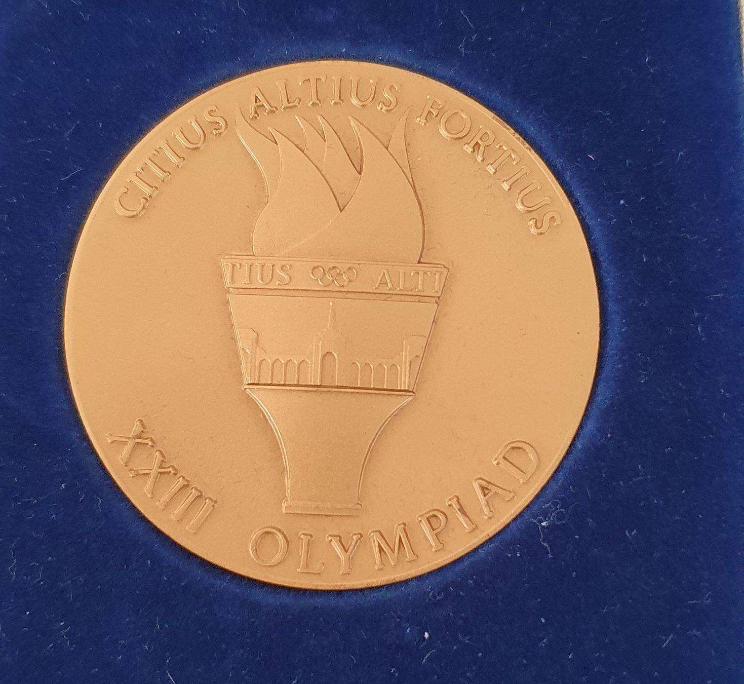 Medaglie: Olympia Medaille Los Angeles 1984 – Usato da Kreuzlingen venduto da Rschweiz1 2