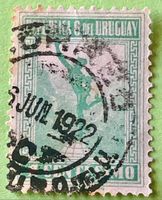 BRIEFMARKEN AUS  Uruguay Merkur GESTEMPELT  