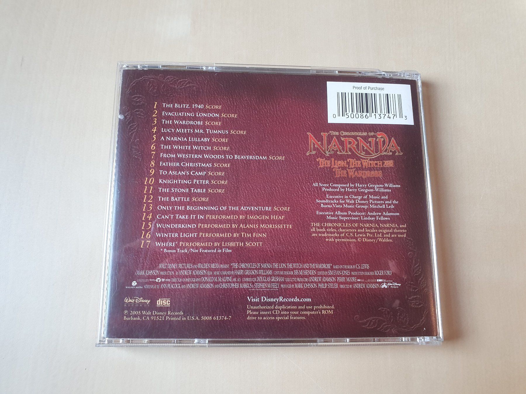 CD: Narnia – Usato da Stansstad venduto da collectorsshop 1