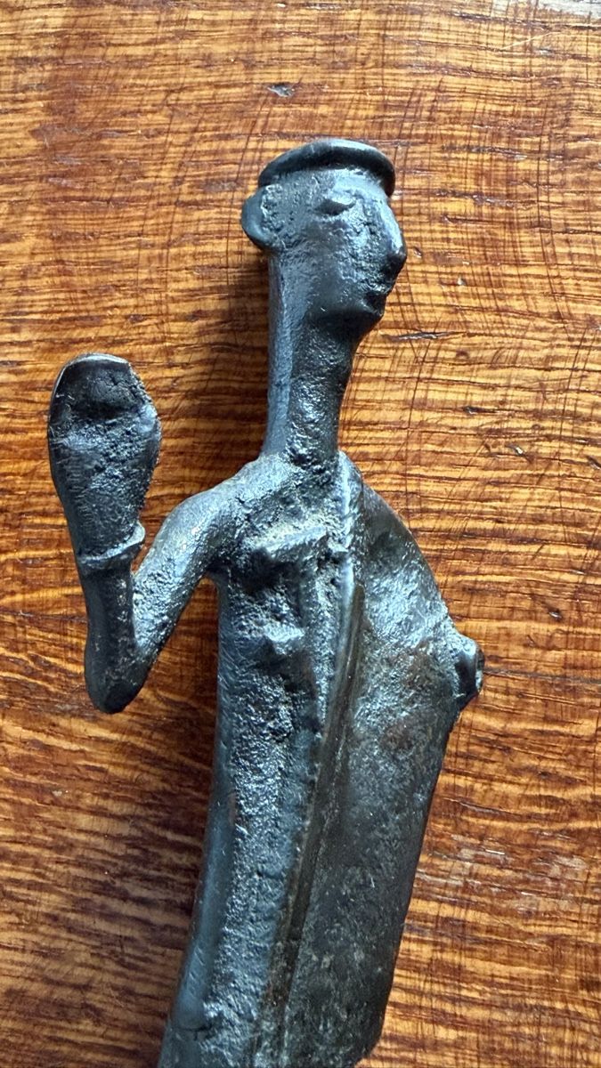 Figuren: Bronze Statuette Krieger – Gebraucht aus Riedholz von Frettchen63 7