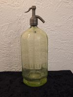 Sodaflasche Hans Homberger Zurich Glas antik guter Zustand
