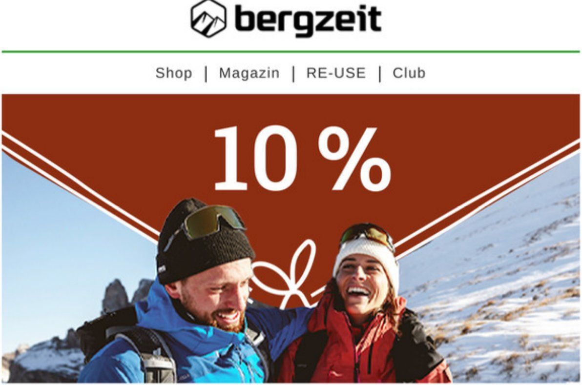 Buoni: 10% Rabatt BERGZEIT Gutschein – Nuovo (secondo la descrizione) da Chur venduto da smart.shopper