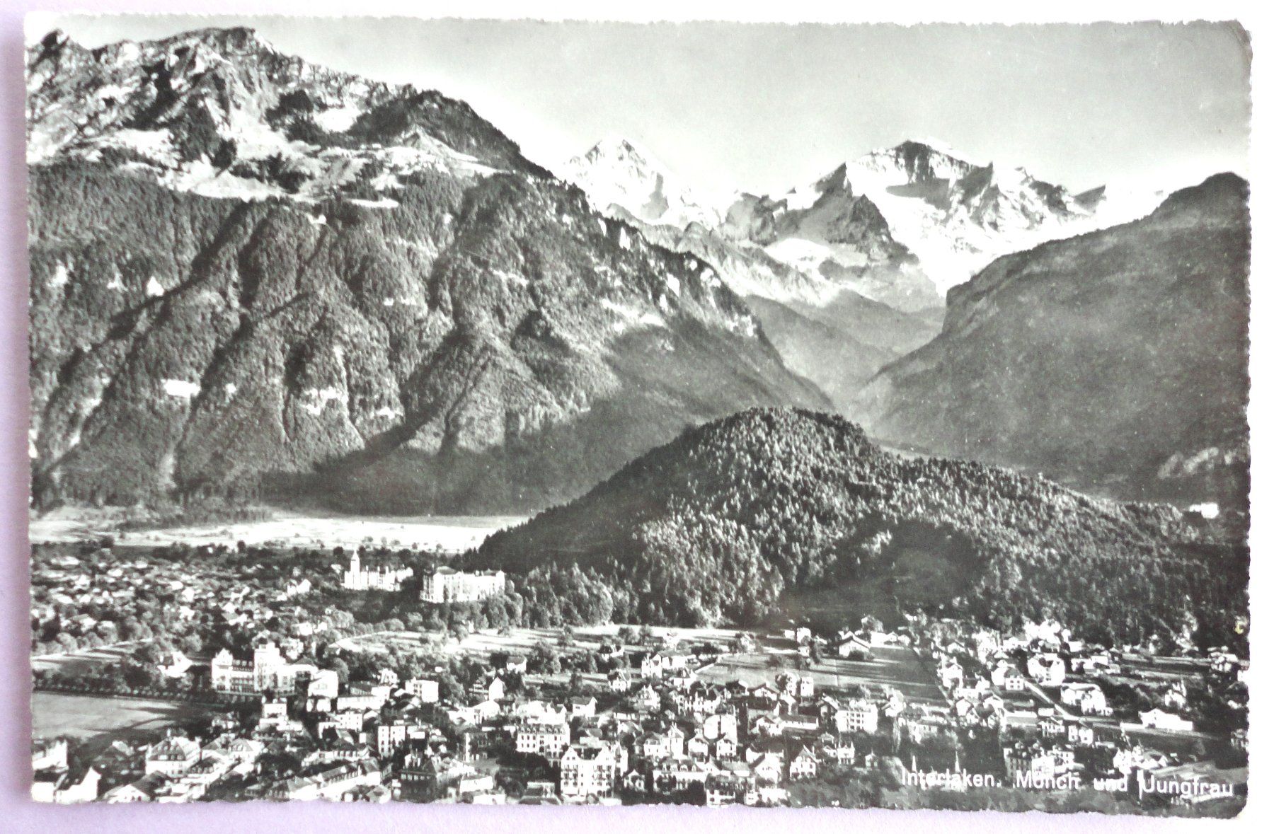 Cartoline postali: Interlaken, Mönch und Jungfrau – Usato da Fétigny venduto da Billy2miny
