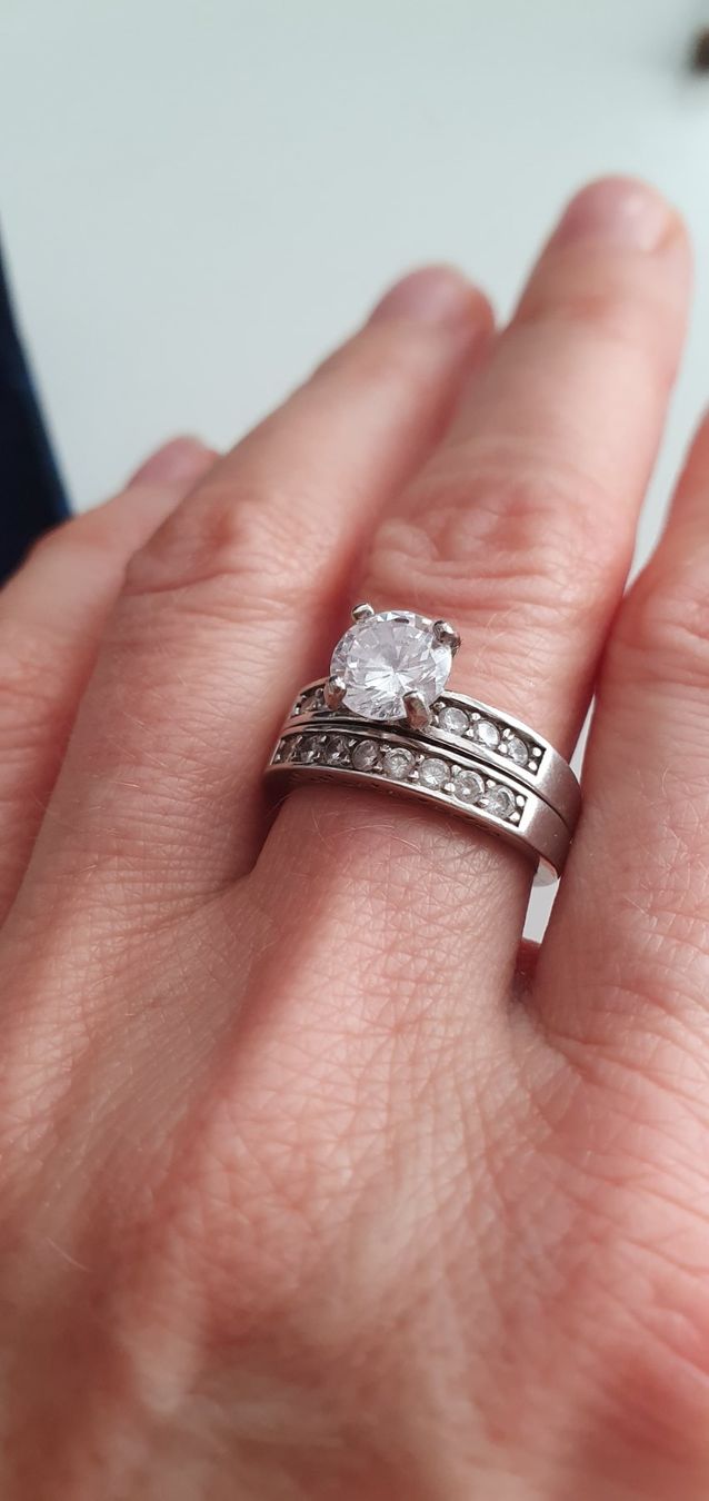 Anelli: Silberring zweiteilig Grösse 52 – Usato da Stansstad venduto da InStyle8