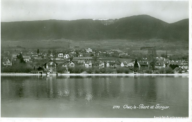 Cartoline postali: Chez-le-Bart et Gorgier + 1939 TOP – Usato da Emmenbrücke venduto da teestube