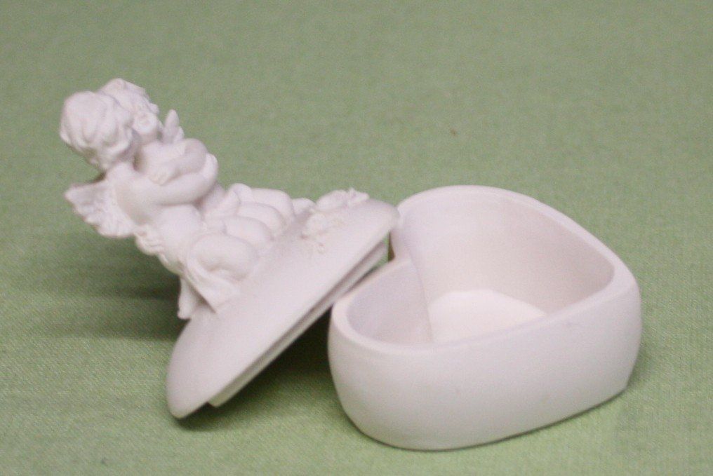 Statuette: Herz - Dose  Engel in Umarmung – Usato da Flüelen venduto da Alt-und-Neu 4