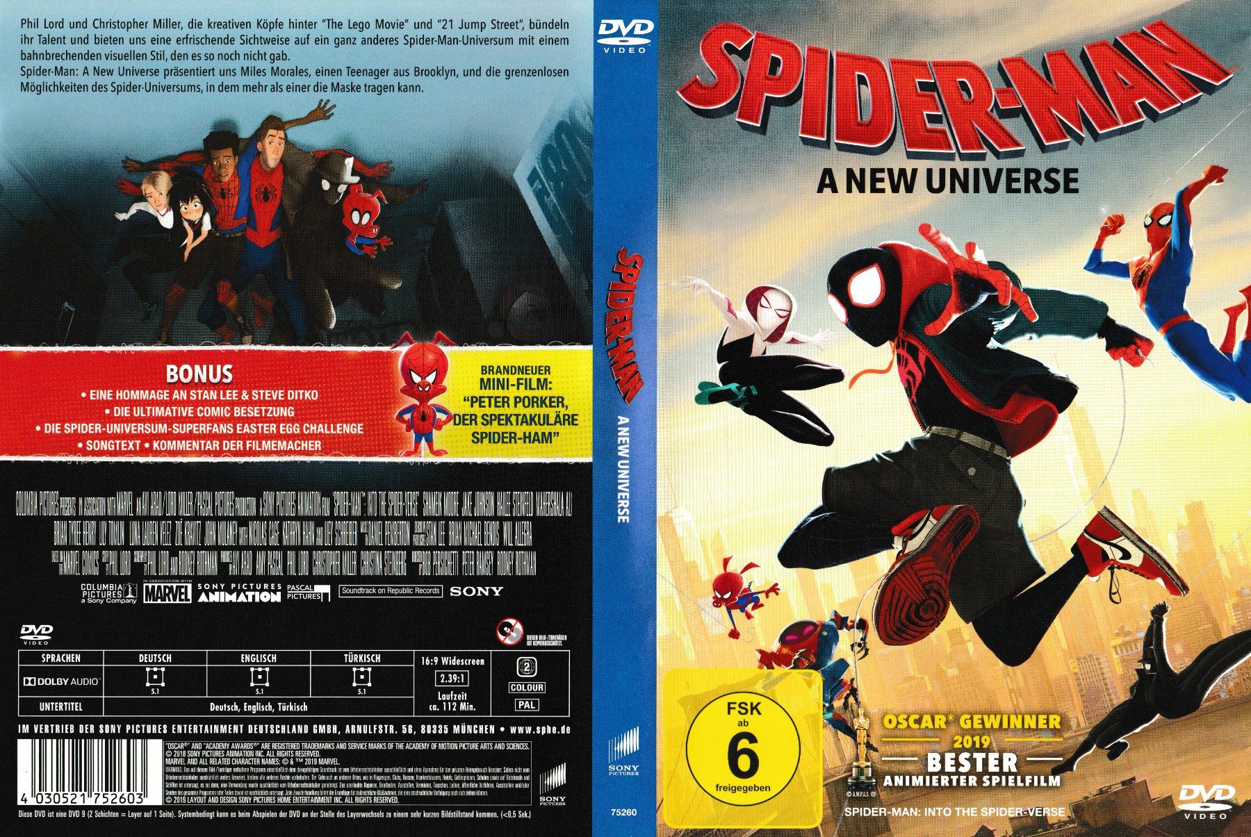 Tutti i DVDs: DVD - Spider-Man: A New Universe – Usato da Langnau am Albis venduto da MediaRescuerKeLoX
