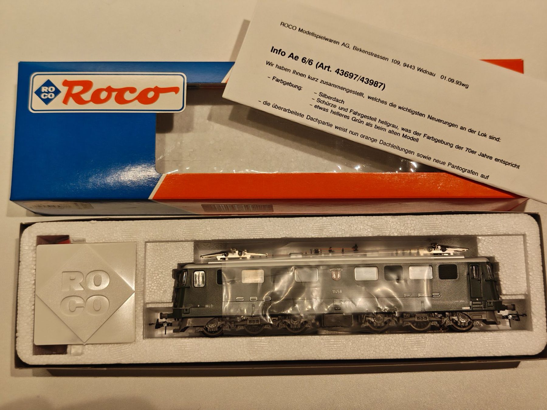 Roco Trains électriques: Roco 43987 SBB Ae 6/6 – D'occasion à Braunau par Homersimpson