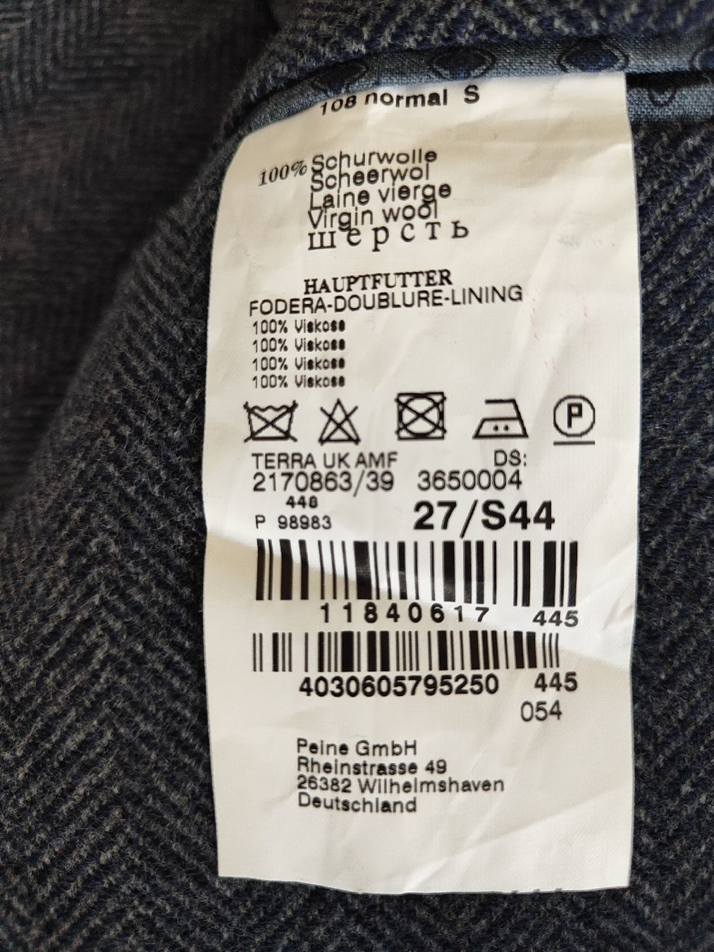 Giacche: herren blazer gr 27 – Nuovo e nell'imballaggio originale da Langnau am Albis venduto da Judithsebi 2