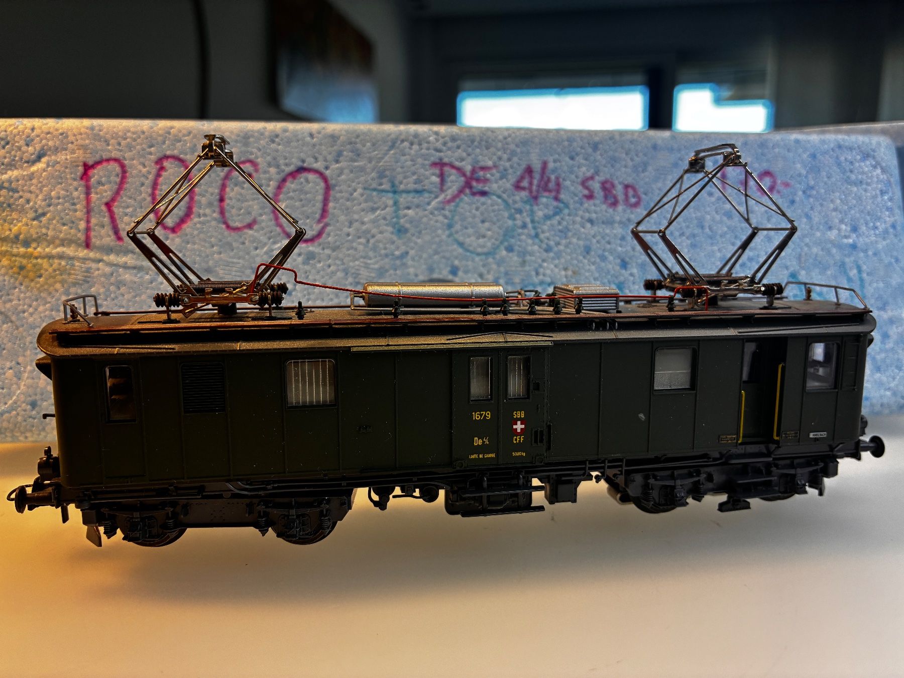 Roco Modelleisenbahnen: ROCO H0 DE 4/4 SBB 1679 – Gebraucht aus Montagnola von ciain67
