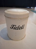 Amtike Blechdose Fidelia creme gebraucht