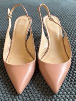 Navyboot Slingpumps Gr.39, nude - beige, made in Italy