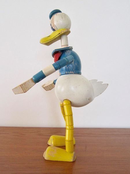 Disney Statuette: Holzfigur Donald Duck wohl 50er Jahre – Usato da Lüchingen venduto da Eeizo 4