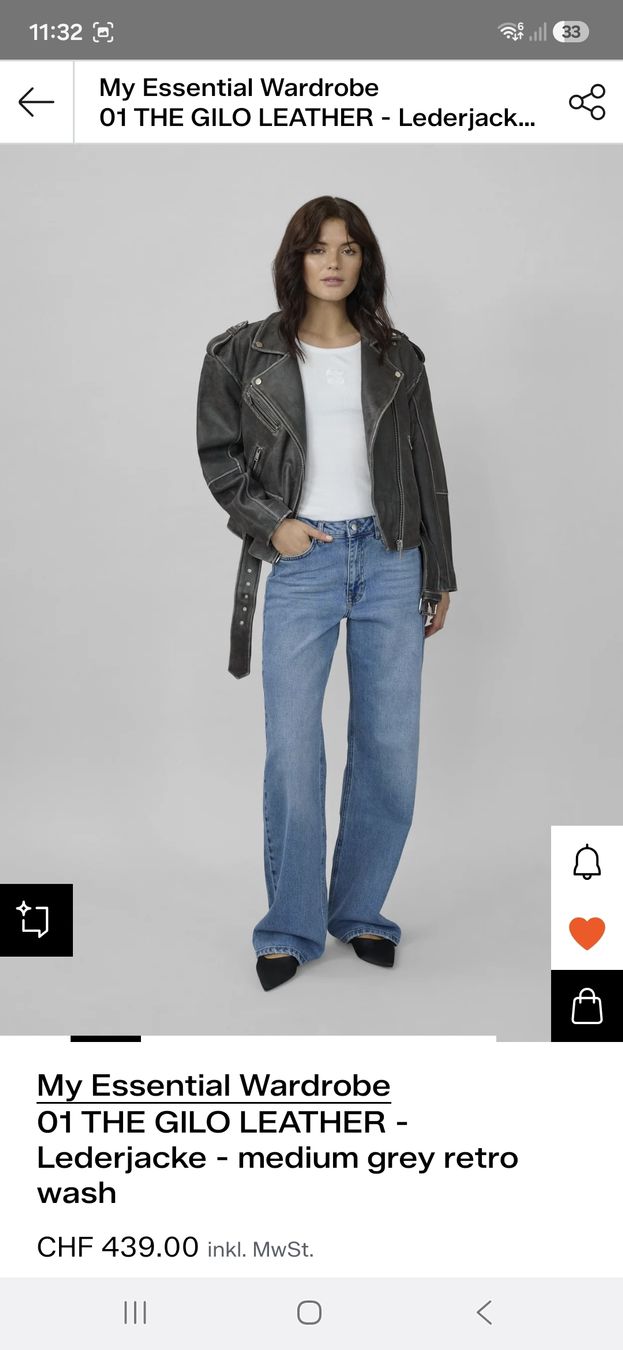 Vestes: Lederjacke Essential Wardrobe Gr. 40 – D'occasion à Wolhusen par bryman 1