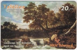 Fr. 20.- Gemälde (2. Auflage) - rare Teleline Prepaidkarte
