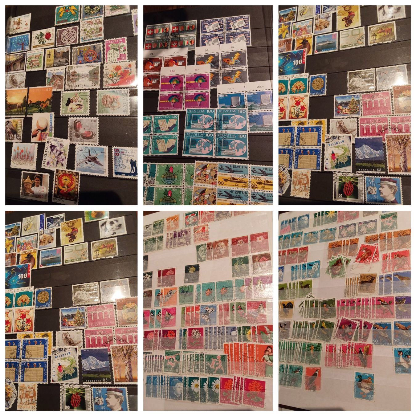 Tutti i francobolli: 6 Stk. CH Briefmarken-/Dublettenalben – Usato da Münchwilen AG venduto da Nesar 6