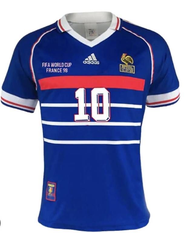 Canottiere & Pantaloni: Maglia Francia mondiali 98 – Usato da Pregassona venduto da has_n8rv