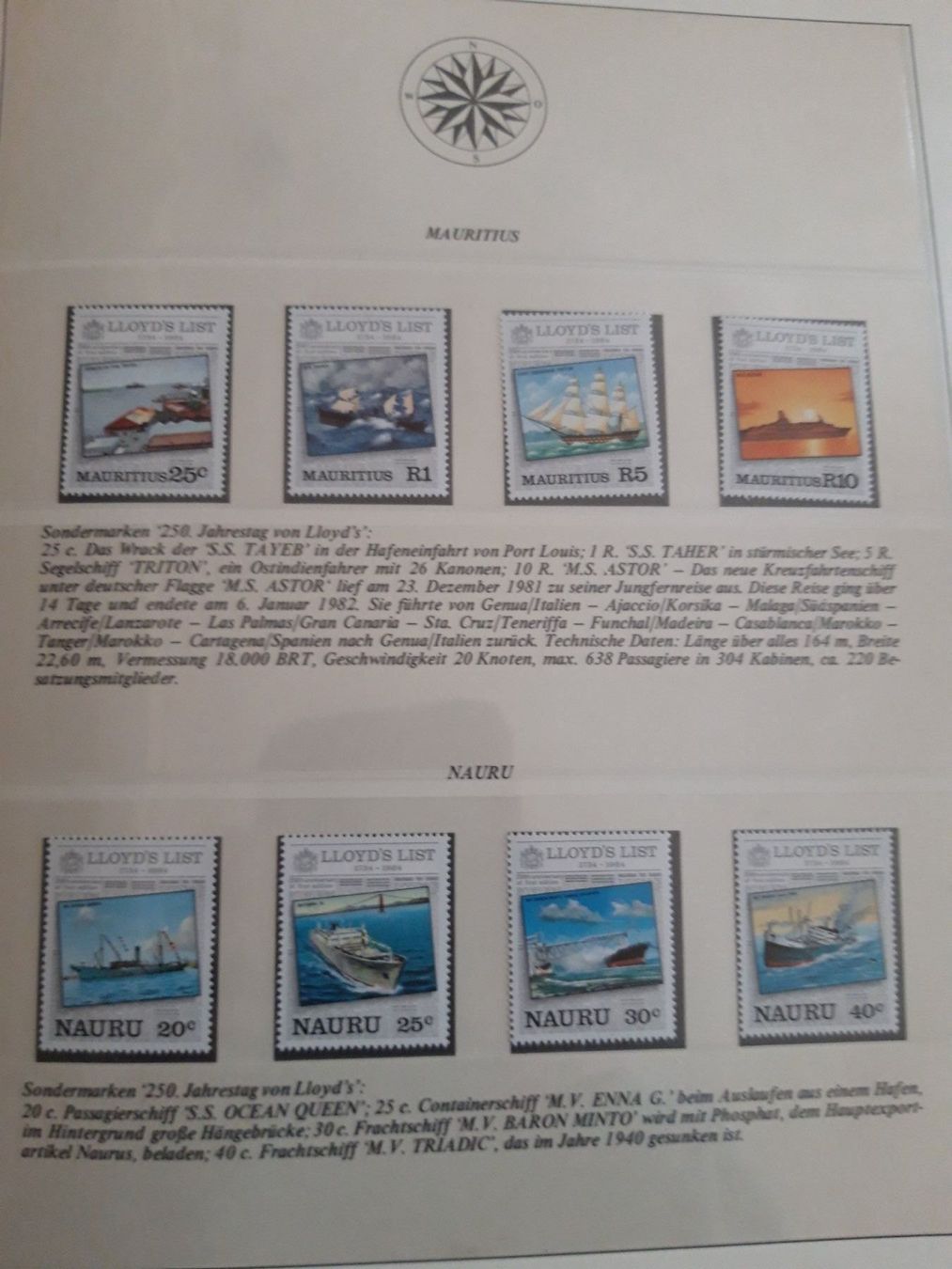 Album: Ringbinder mit Goldprägung - "Schiffe" – Nuovo (secondo la descrizione) da Wattenwil venduto da paku48 4