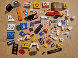 Lego Teile - Mix mit Prints / Sticker / Figuren