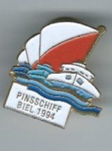 Plaketten & Abzeichen: Pinsschiff Biel 1994 - Pin – Gebraucht aus Zürich von t24_de