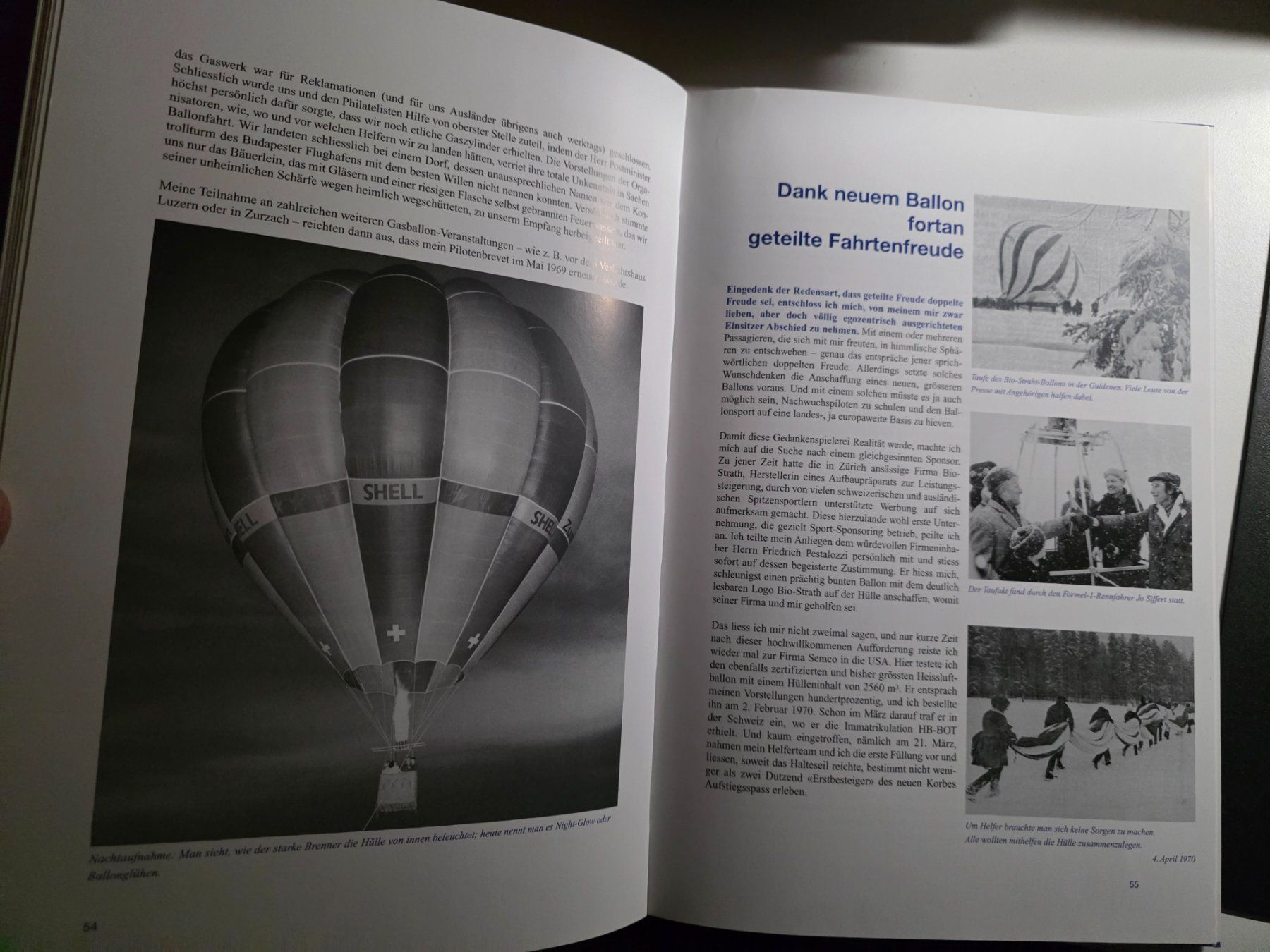 Libri: Abenteuer Heissluftballon - Kurt Rünzi - 2001 – Usato da Walterswil BE venduto da Lonitti 9
