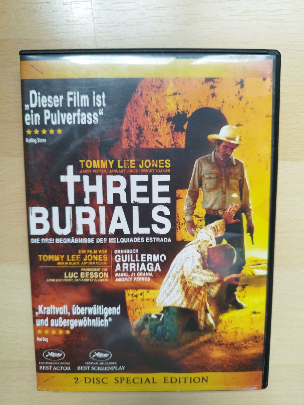 Alle DVDs: Three Burials -  DVD -  mit Tommy Lee Jones – Gebraucht aus Rhäzüns von Badihuelsa