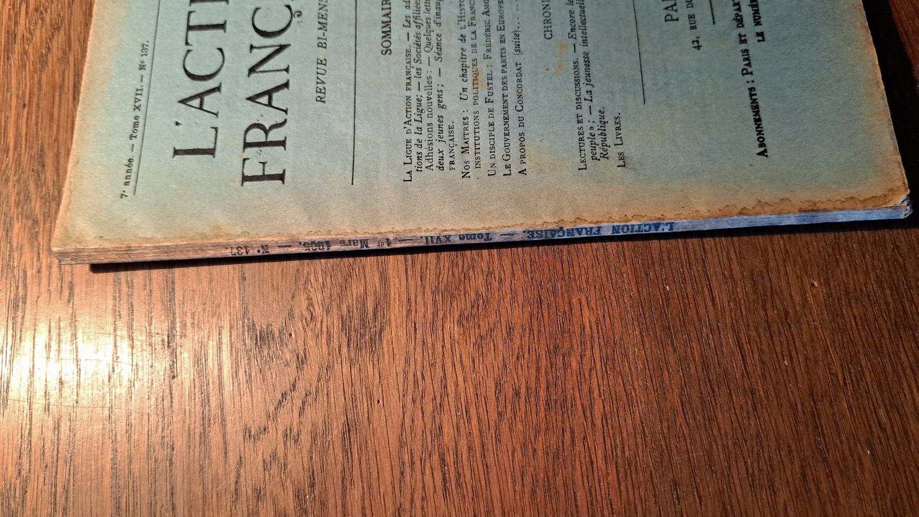 Zeitschriften & Magazine: Ancienne revue - L'Action Française - 1905 – Gebraucht aus Pailly von jme99 2