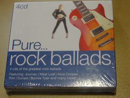 CD Box Pure Rock Ballads 4 CDs