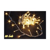 Lichterkette 80 LED, L= 237cm, mit Timer