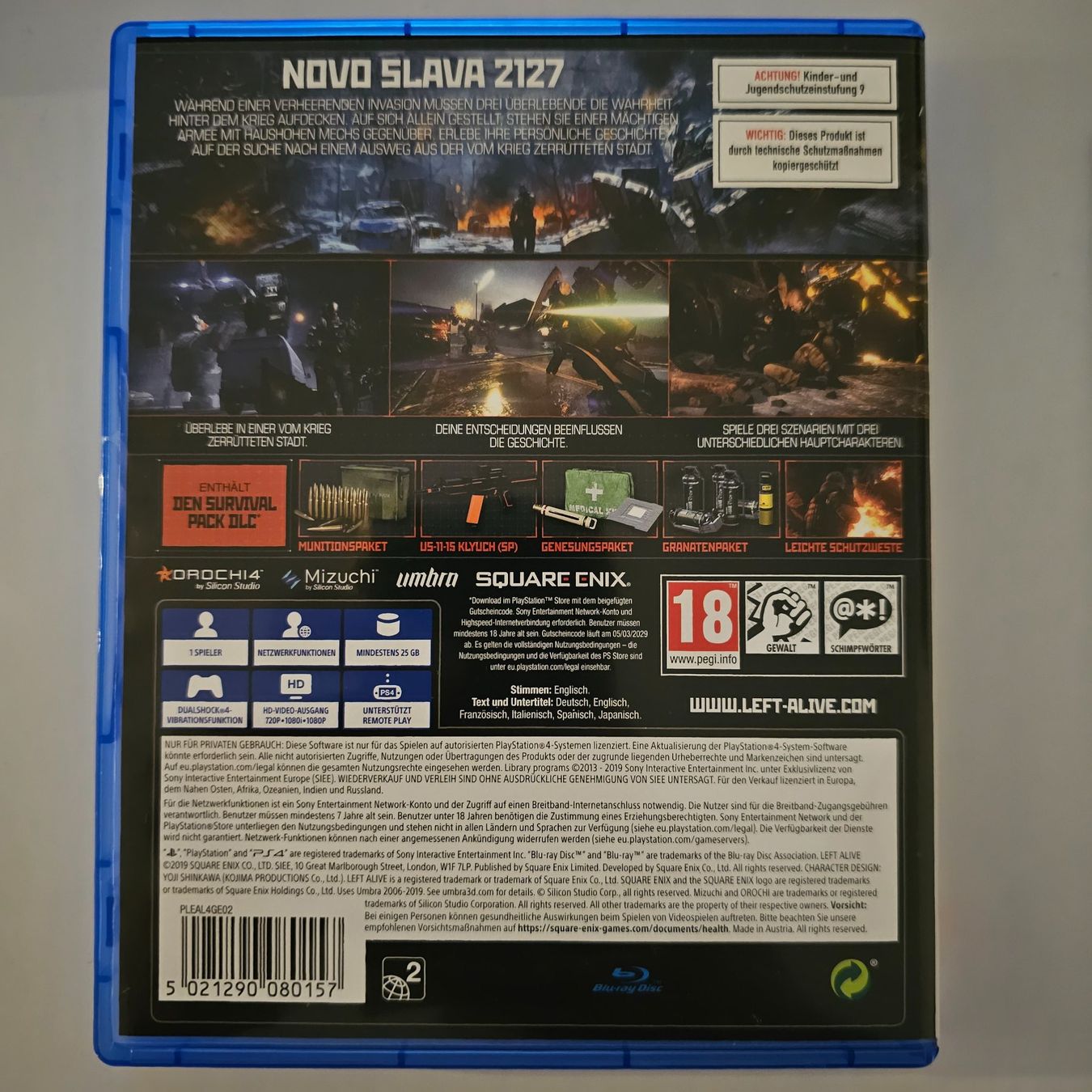 Sony Giochi: Left Alive Day One Edition (PS4) – Usato da Holziken venduto da Miglioregamesnmore 1