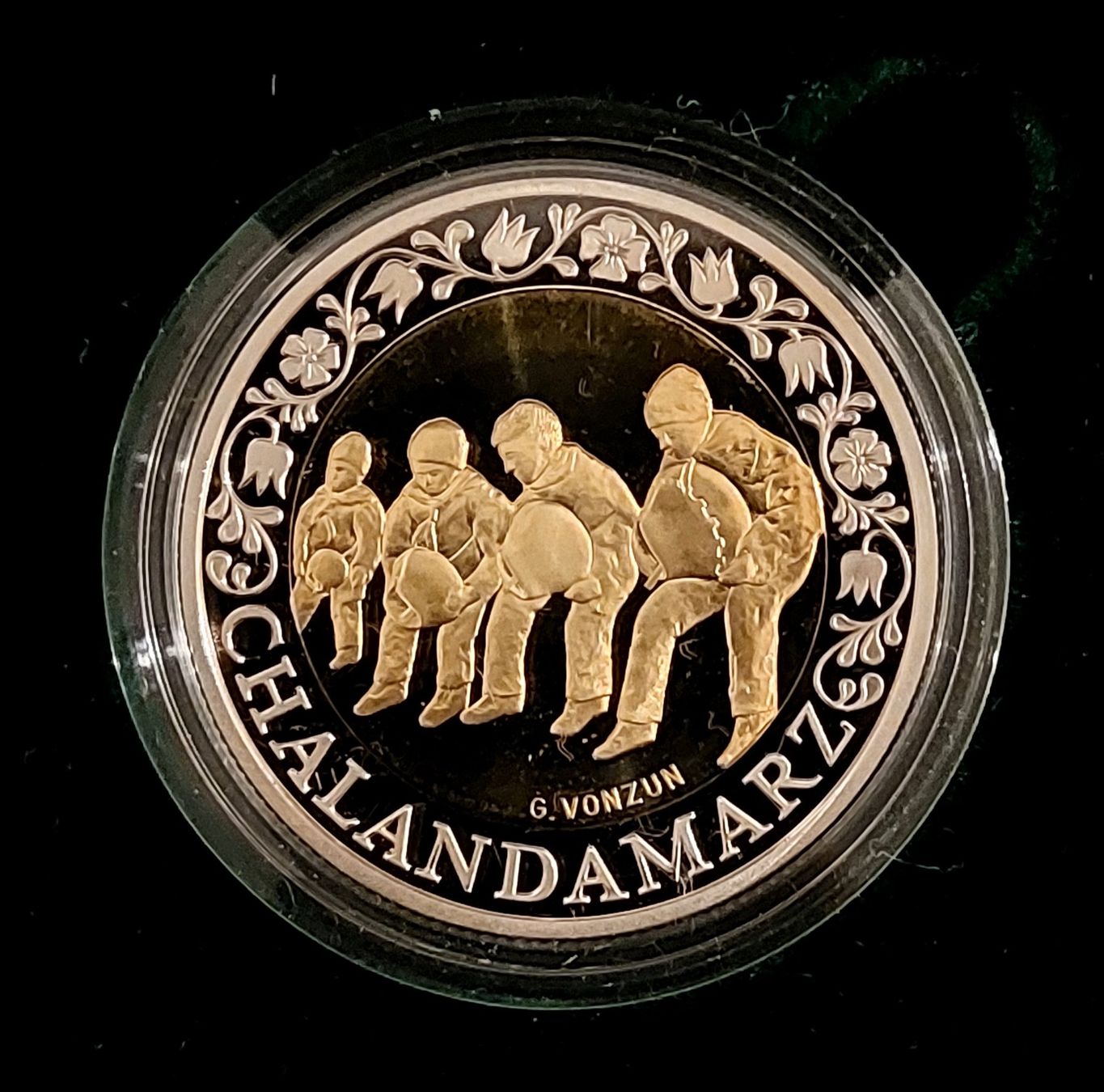 Tutti le monete: 5 Franken 2003 pp Chalandamarz Box – Nuovo (secondo la descrizione) da Arch venduto da moneyswiss 1
