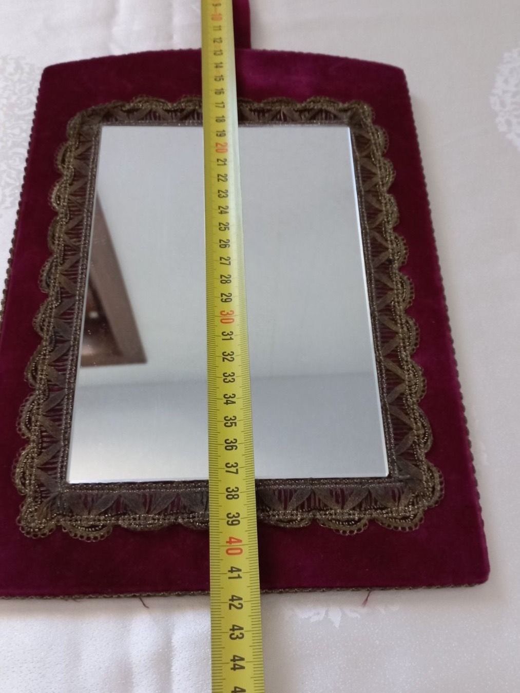 Spiegel: Miroir rectangulaire 20×42 cm vintage – Gebraucht aus Dompierre FR von fat_xth5 1