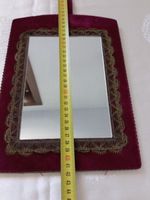 Miroir rectangulaire 20×42 cm vintage