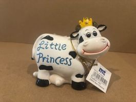 Tire-lire statuette vache Little Princess souvenir Suisse