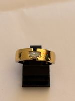 Gelbgold Ring mit Diamant 18 Karat 