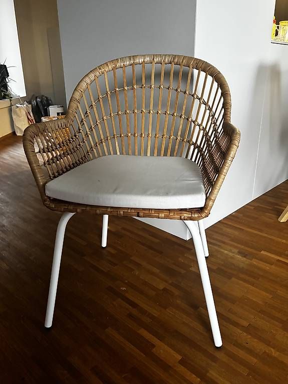 Poltrone: Rattankorbstuhl von Ikea – Nuovo (secondo la descrizione) da Bern venduto da jes_ms75 1