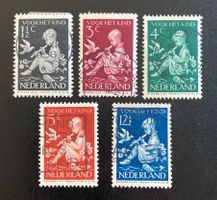 Niederlande, Kindeswohl (1938), 5 Werte #