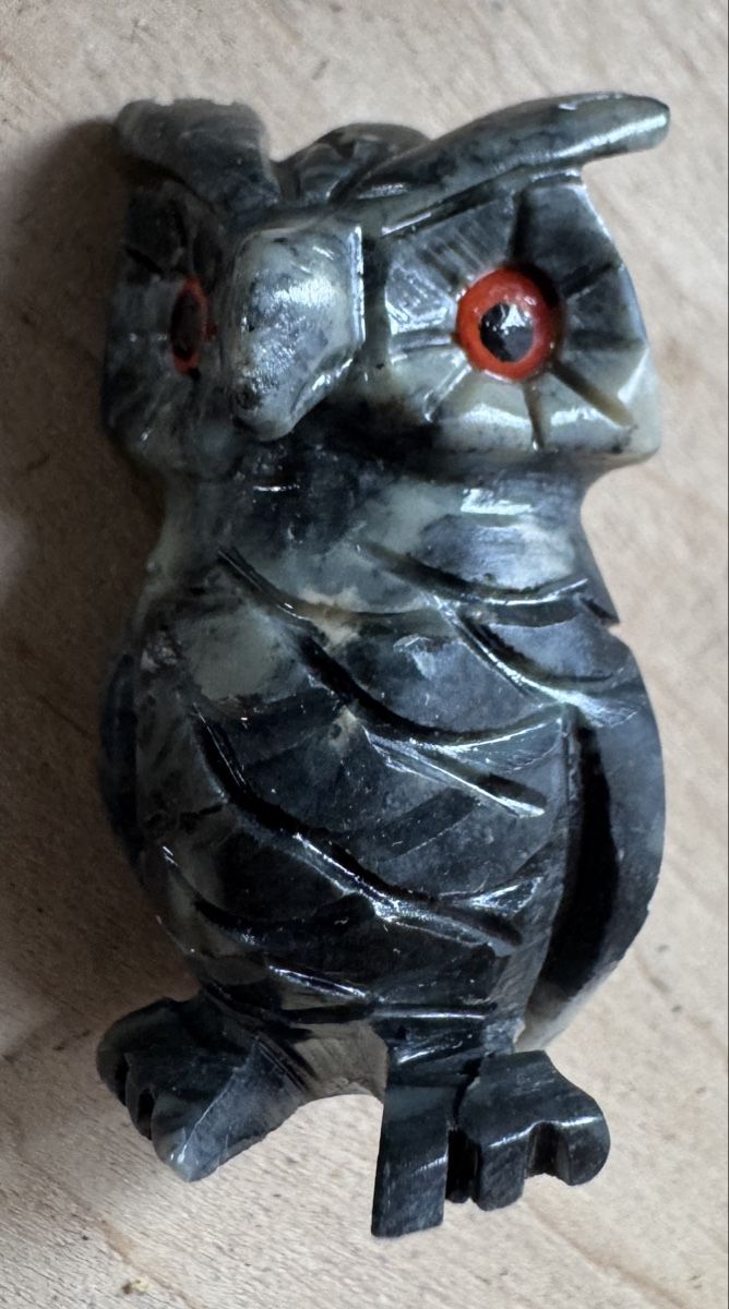 Figuren: Kleine Eule aus Stein Steineule Figur – Gebraucht aus Rothrist von Luckywinner 2