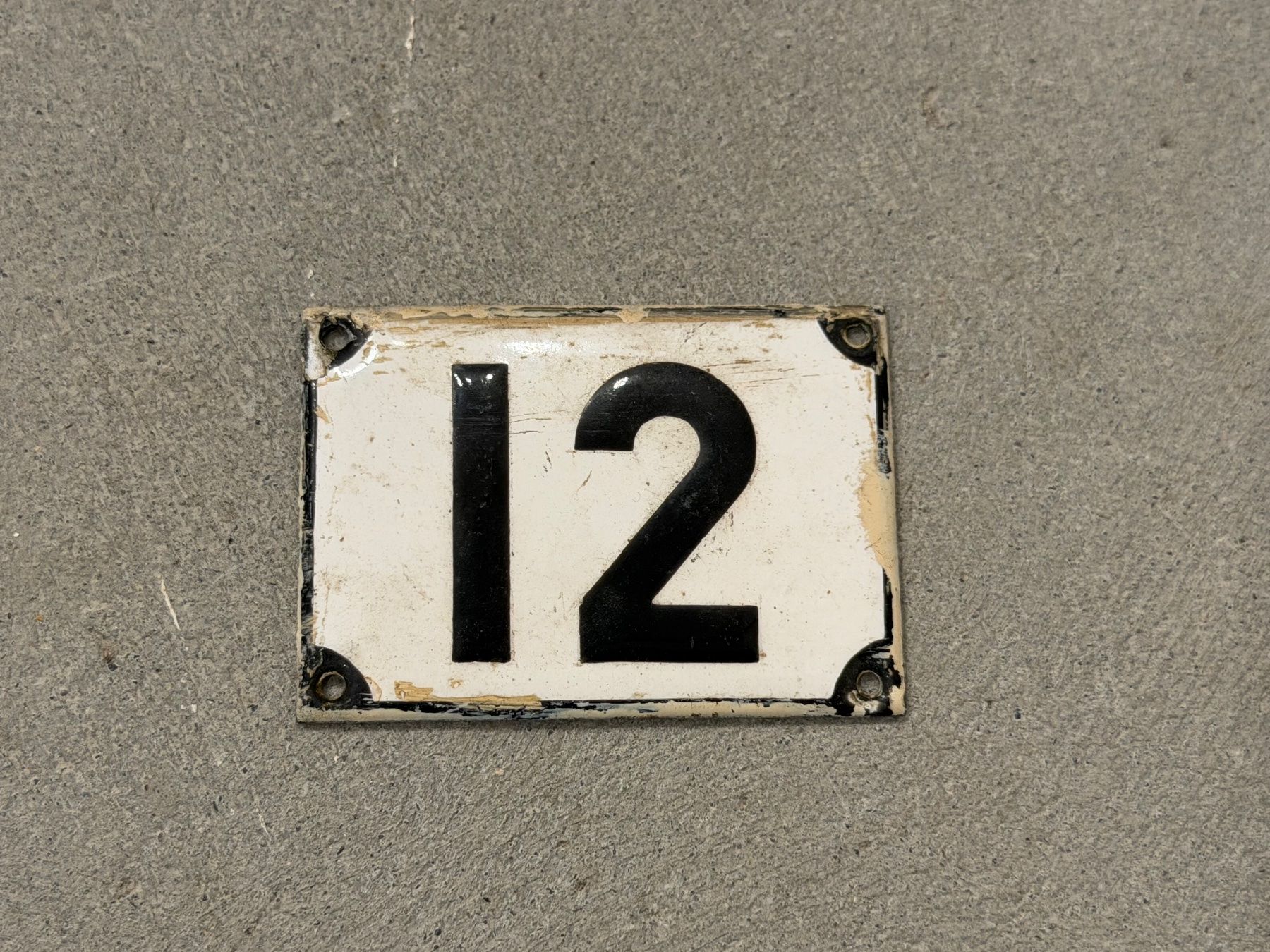 SBB/CFF/FFS Insegne: SBB Schild aus Emaille – Usato da Hünibach venduto da eisenbahnlatino007