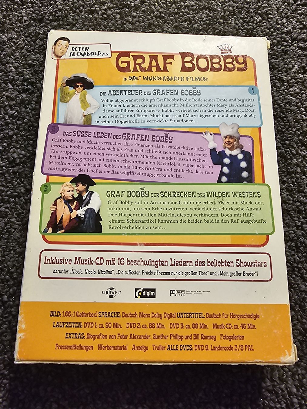 Tous les DVDs: Graf Bobby 3 DVDs  – D'occasion à Ruswil par jan_bxl5 1