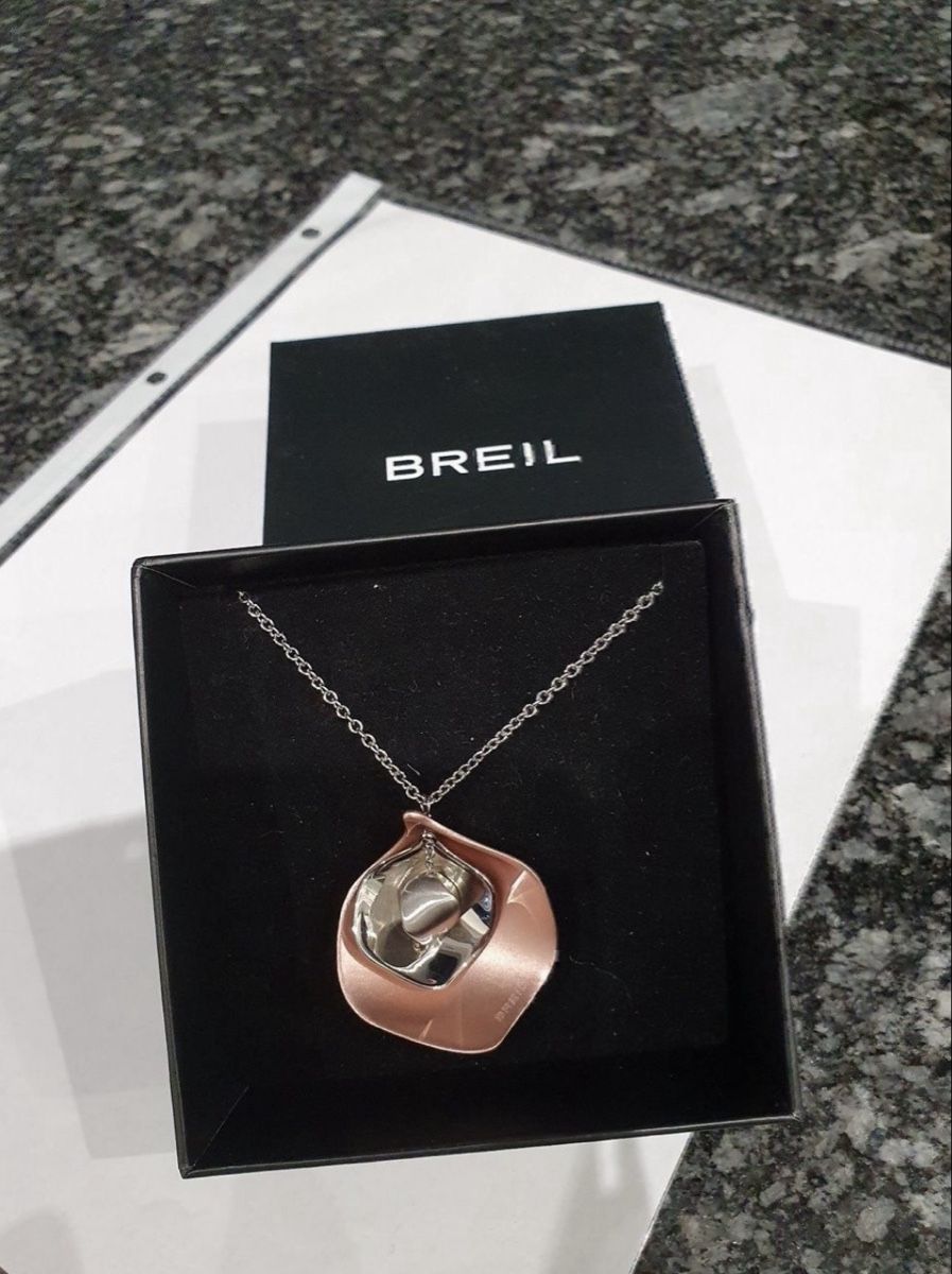 Colliers: Collana Breil pendente bicolore Argento Rame – Neuf (Voir description) à Personico par Giovinted28